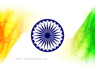 Beautiful background design for Indian independence day.
