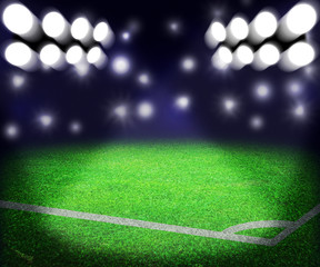 Soccer Stadium Spotlight Background