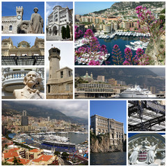 Monaco,Monte Carlo collage