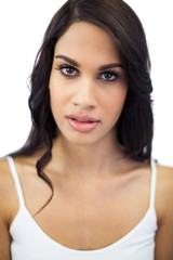 Portrait of a beautiful brunette