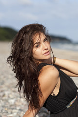 Mädchen am Strand