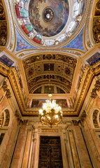 Fototapeta na wymiar Saint Isaac Cathedral ceiling, St. Petersburg, Russia