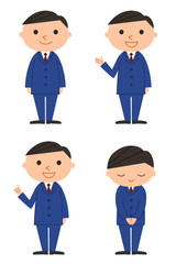ビジネスマン（全身）