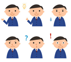 ビジネスマン・表情