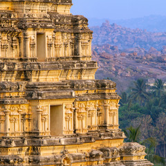 Fototapeta premium Virupaksha Temple in Hampi, Karnataka, India