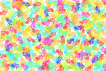 Abstract colorful watercolor background