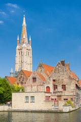 Obraz premium Our Lady Church in Bruges