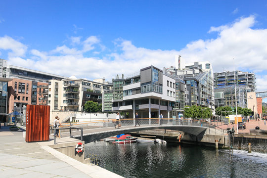 The modern center of Oslo