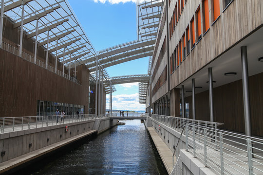 The modern center of Oslo