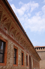 Naklejka premium Château des Sforza à Milan