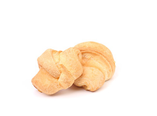 Image of croissant isolated on white