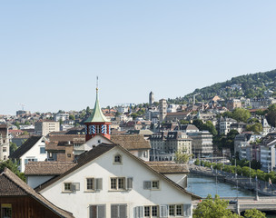 Fototapeta na wymiar Zurych miasto powiat Schipfe, Stare Miasto Zurych, Szwajcaria