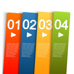 Infografik - 4 Optionen