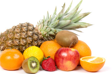 Naklejka na ściany i meble Fresh fruit with vitamin