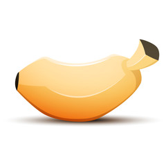 Vector banana isolated