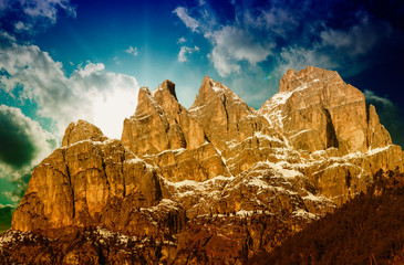 Plakaty  Stunning Landscape and Mountains of Italian Alps
