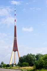 TV tower in Riga, Latvia