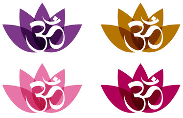 Obraz premium Lotus icons