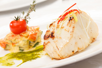 fish with vegetables