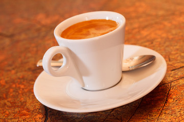 cup of coffee in vip room