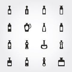 Bottle collection icons
