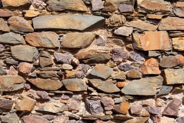 Decorative stone wall