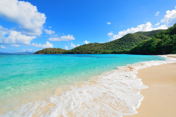 Fototapeta na wymiar Virgin Islands Beach