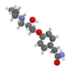 Atenolol hypertension or high blood pressure drug (beta blocker)