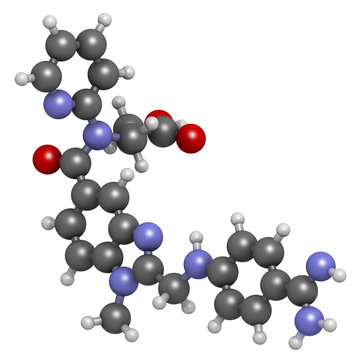 Dabigatran Anticoagulant Drug, Chemical Structure.