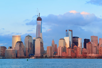 Obraz premium Downtown Manhattan skyline