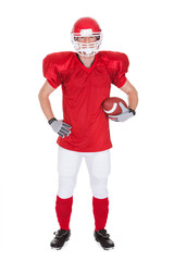 Portrait Of Young American Football Player