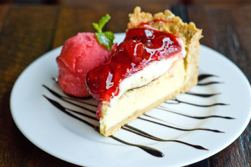 strawberry cheese cake
