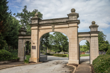 Naklejka premium Springwood Cemetery Gates