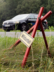 Achtung Wildwechsel