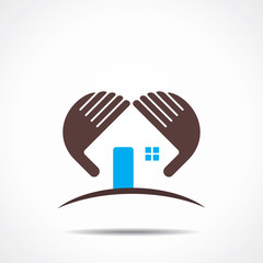 creative home icon design