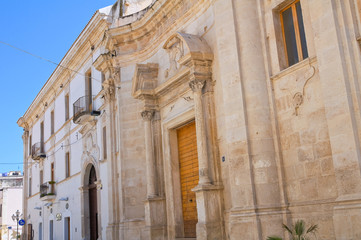 Celestini Palace. Manfredonia. Puglia. Italy.