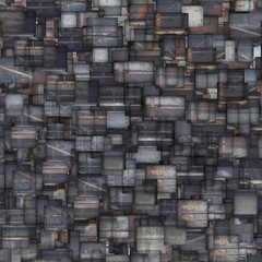 factory backdrop abstract fragmented