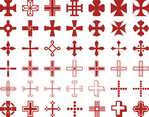 Set of Crosses