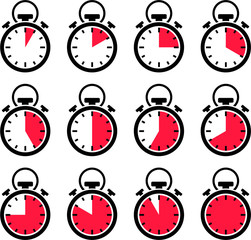 Set of manual Timers