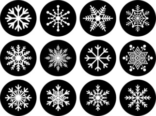 Abstract Snowflakes
