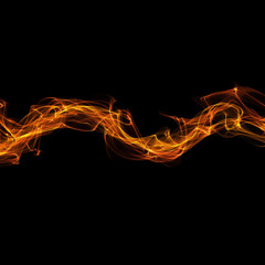 abstract flame waves