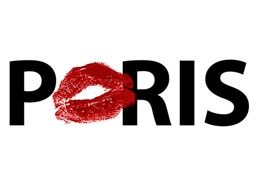 I love Paris Schriftzug