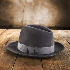 bowler on table