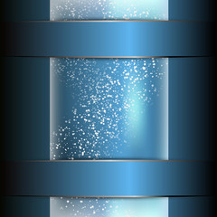 vector background and water bubbles