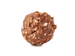 Chocolate candies with nuts