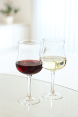 リビングのワイン