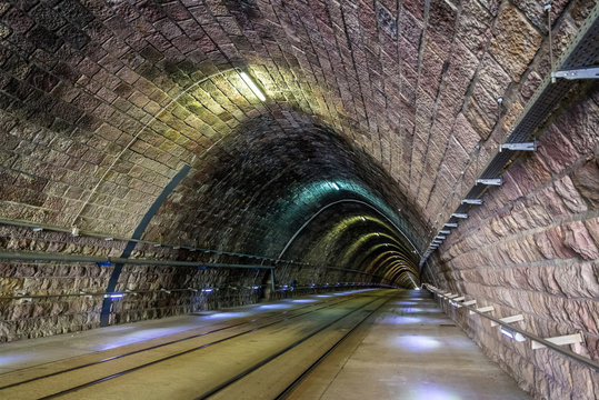 Tram Tunnel In Bratislava - Slovakia