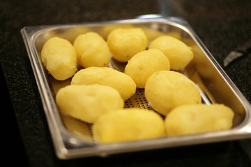 geschälte Kartoffeln