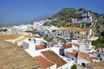 View of Frigiliana, Malaga, spain © neftali