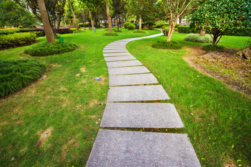 pathway in the park
